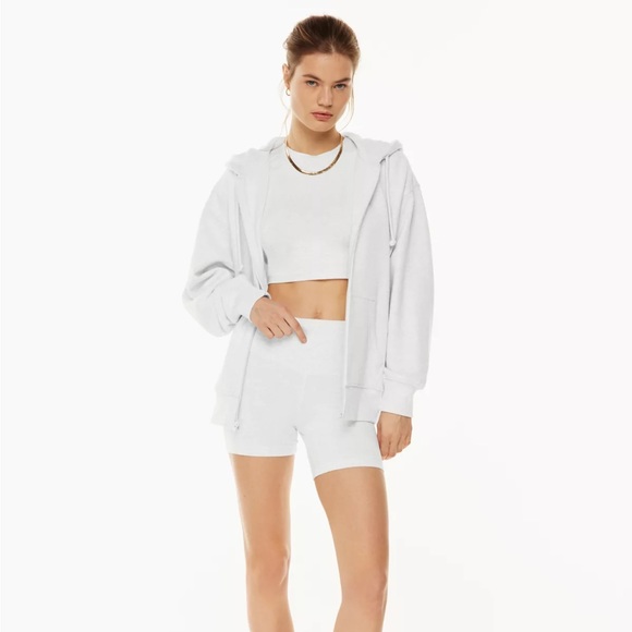 Tna Terry Fleece Boyfriend Zip Hoodie - Picture 2 of 7